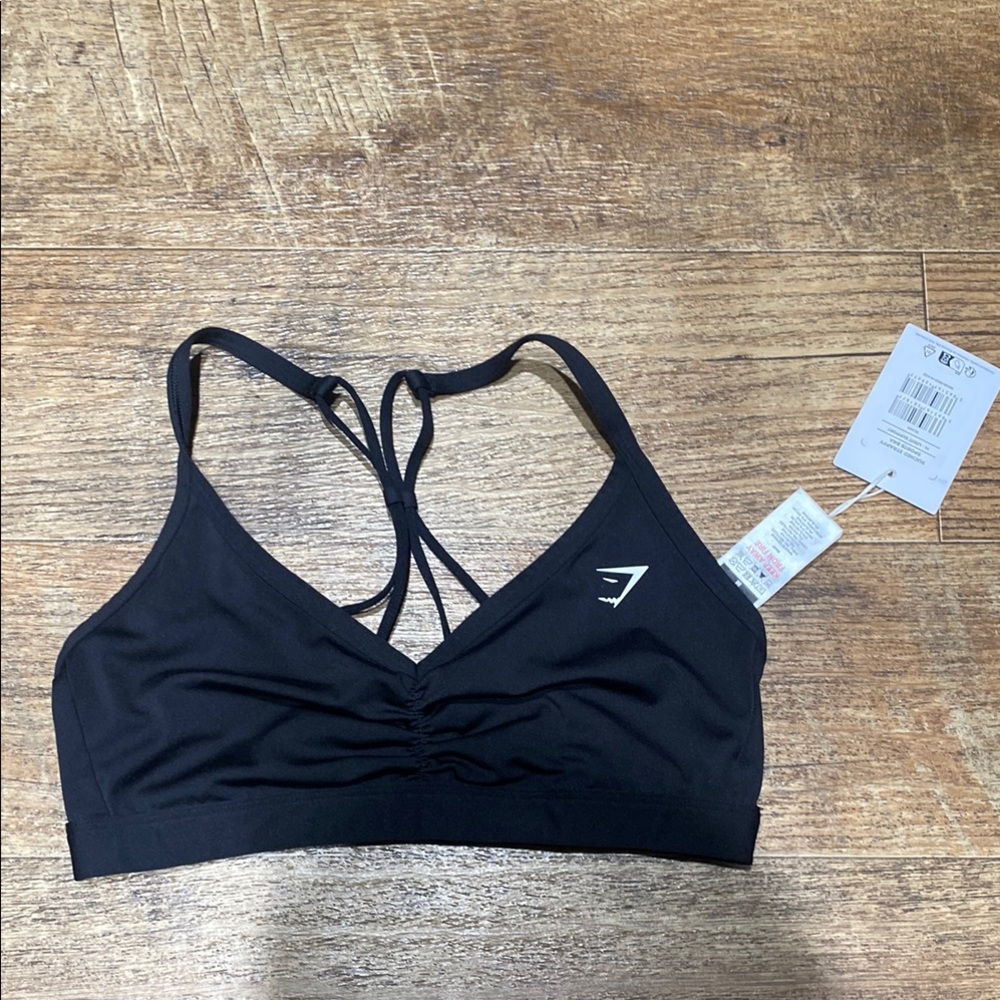 Black Sports Bra by GymShark